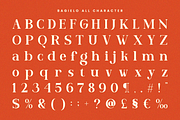 Bagielo Modern Retro Display Font, a Serif Font by Rasio Studio (Thumbnail 2 of 10)