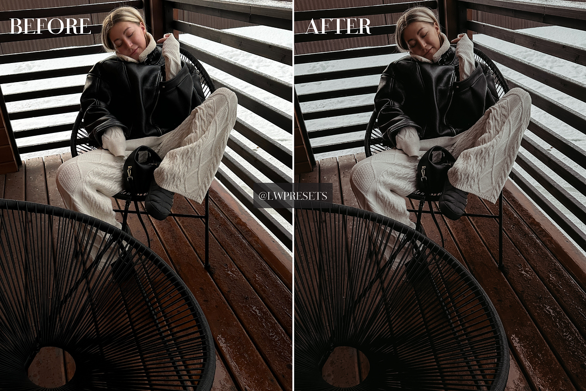 10 Dark Aesthetic Lightroom Presets, a Preset Add-On by LWPRESETS (Photo 5 of 8)