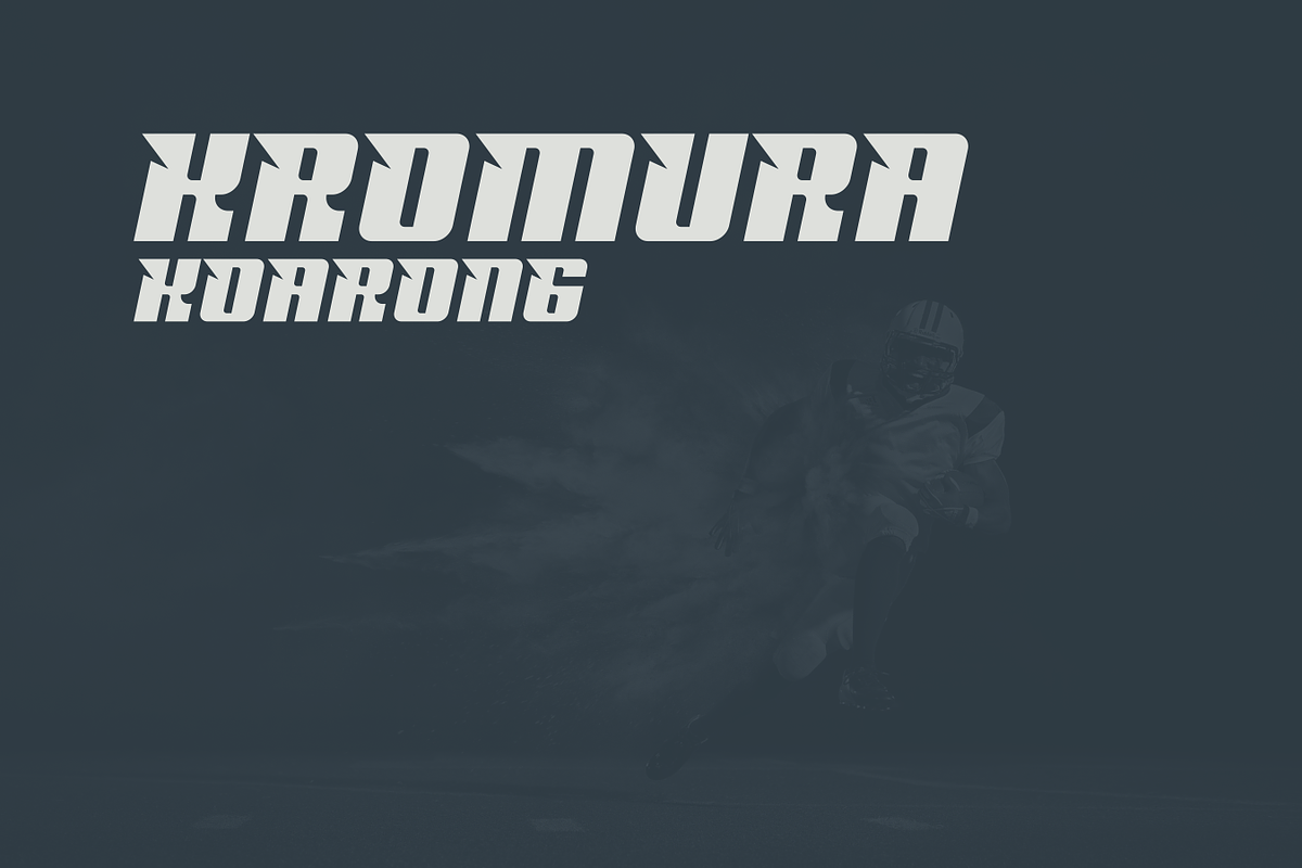 Kironar - Modern Sport Typeface, a Sans Serif Font by Letterna (Photo 2 of 4)