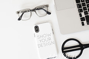 iPhone X Case Styled Scene Mockup, a Product Mockup by Inspire Mockups (Thumbnail 1 of 2)