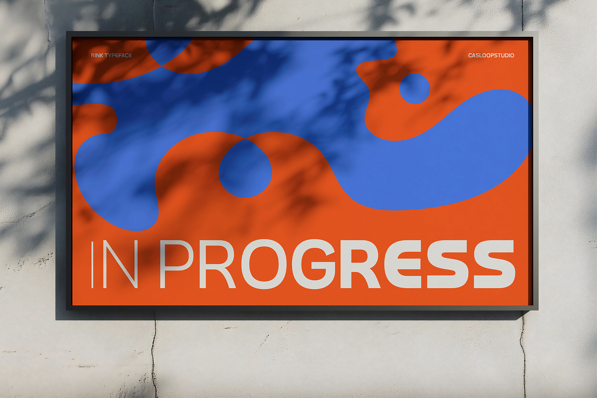Rink - Geometric Sans 9 Fonts, a Sans Serif Font by Casloop Studio (Photo 4 of 9)
