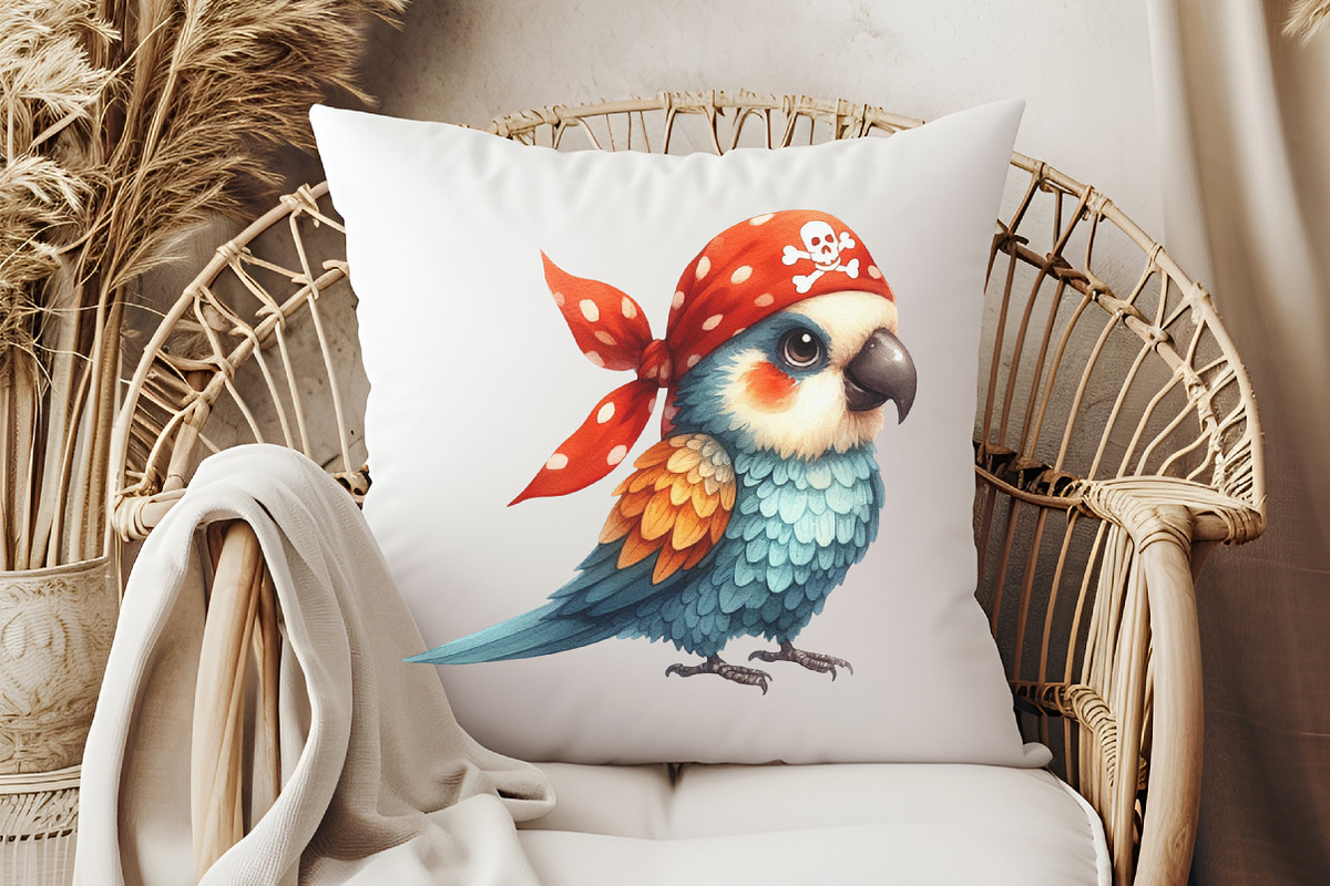 Colorful Parrot Clipart, an Illustration by Pixels.Craft (Photo 5 of 7)