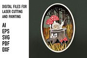 Woodland Shadow Box SVG Bundle, an Object Graphic by HelloWood (Thumbnail 4 of 5)