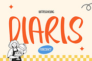 Diaris, a Handwritten Font by Pinisi ART (Thumbnail 1 of 10)