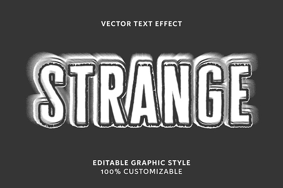Grunge Distorted Thick Text Effect preview 4