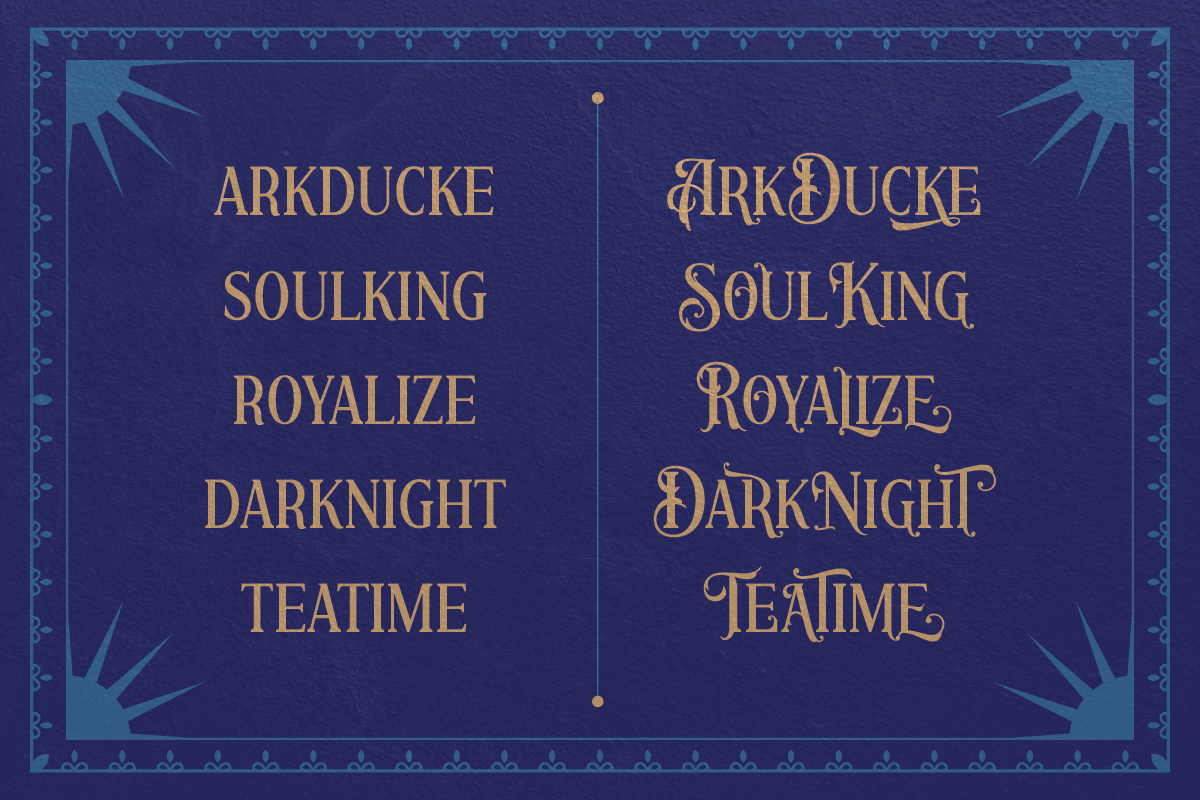Royal Chrisnight a Vintage Font, a Serif Font by Skillyas_Studio (Photo 4 of 9)
