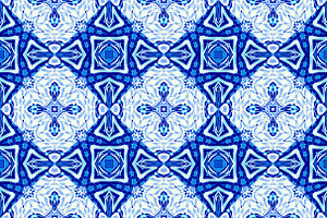 40 Seamless Blue Tile Patterns