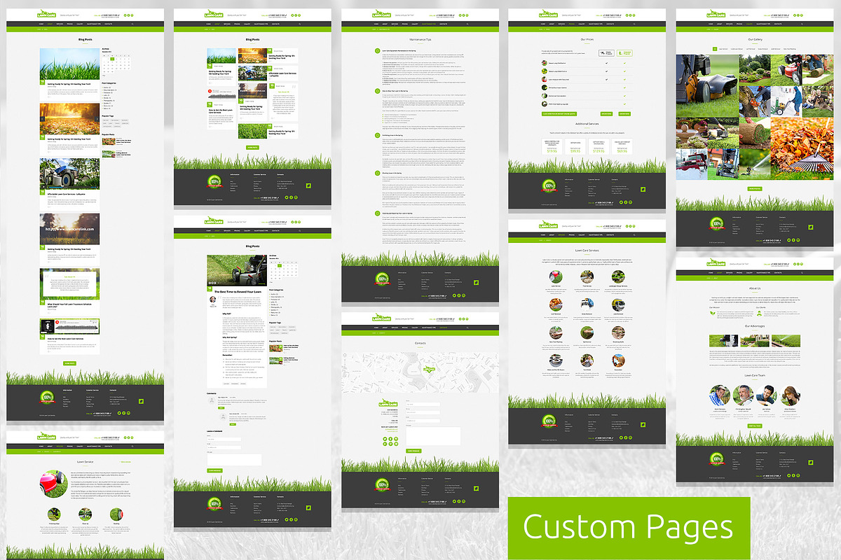 Lawn Care - WordPress theme, a WordPress Template by TonyTemplates (Photo 5 of 5)