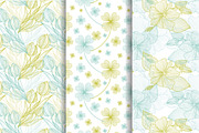 6 Floral Seamless Patterns Set, a Pattern Graphic by Sunset&Sea Design (Thumbnail 2 of 3)