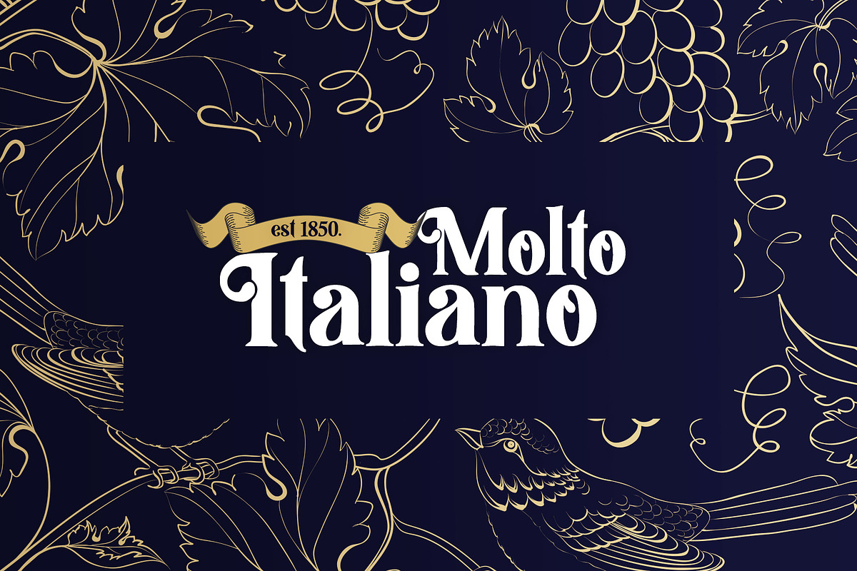 Praline Amaretto - Vintage Font, a Serif Font by Layerform Design Co. (Photo 2 of 5)