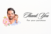 Father's Day with Child Clipart, a Person Illustration by New-School-Wave (Thumbnail 5 of 5)