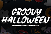 Groovy Halloween | Script Font, a Script Font by Scratchones (Thumbnail 1 of 8)