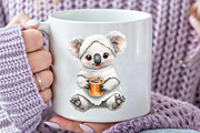 Cute Halloween Koala Clipart, a Seasonal Illustration by Rose Art (Thumbnail 5 of 7)
