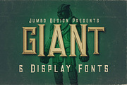 Giant - Vintage Style Font, a Font by JumboDesign (Thumbnail 1 of 5)