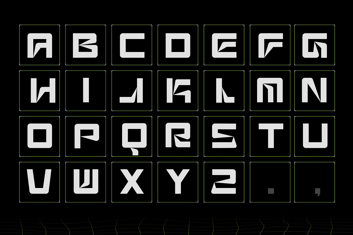 Feogra - Futuristic Font, a Sans Serif Font by limitype (Photo 5 of 8)