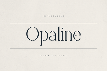 Opaline – Elegant Modern Serif Font