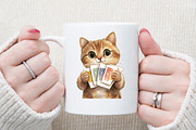 Cat Back to School Clipart, an Illustration by Sublimation Artist (Thumbnail 5 of 6)