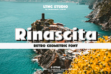 Rinascita Retro Geometric Font