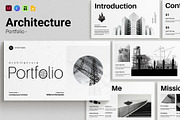 Architecture Portfolio Presentation, a Presentation Template by GoldenGrid Studio (Thumbnail 1 of 6)