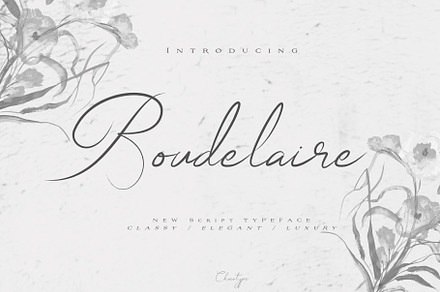 Boudelaire Script