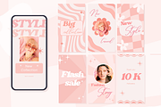 Juliana Social Media Kit Canva, a Social Media Template by ElladesignCo (Thumbnail 4 of 8)