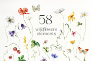 Wildflower poetry watercolor floral, a Decorative Illustration by Yuliya Derbisheva (Thumbnail 10 of 13)