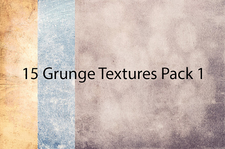 15 Grunge Textures Pack 1