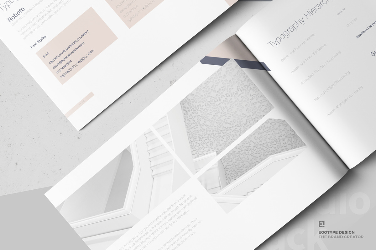 Calm Brand Guidelines, a Brochure Template by Egotype (Photo 19 of 35)