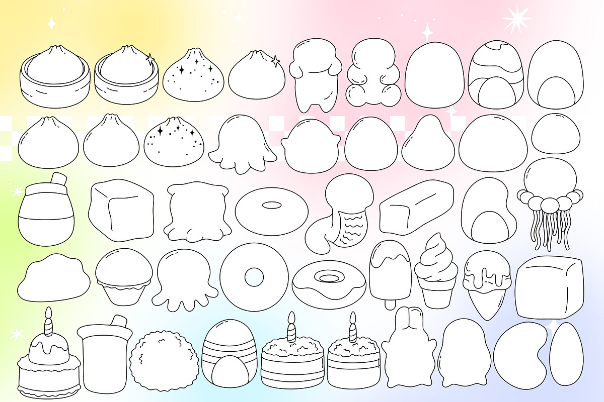 Squishy Creator Character Builder, an Object Graphic by Huxmay (Photo 4 of 12)