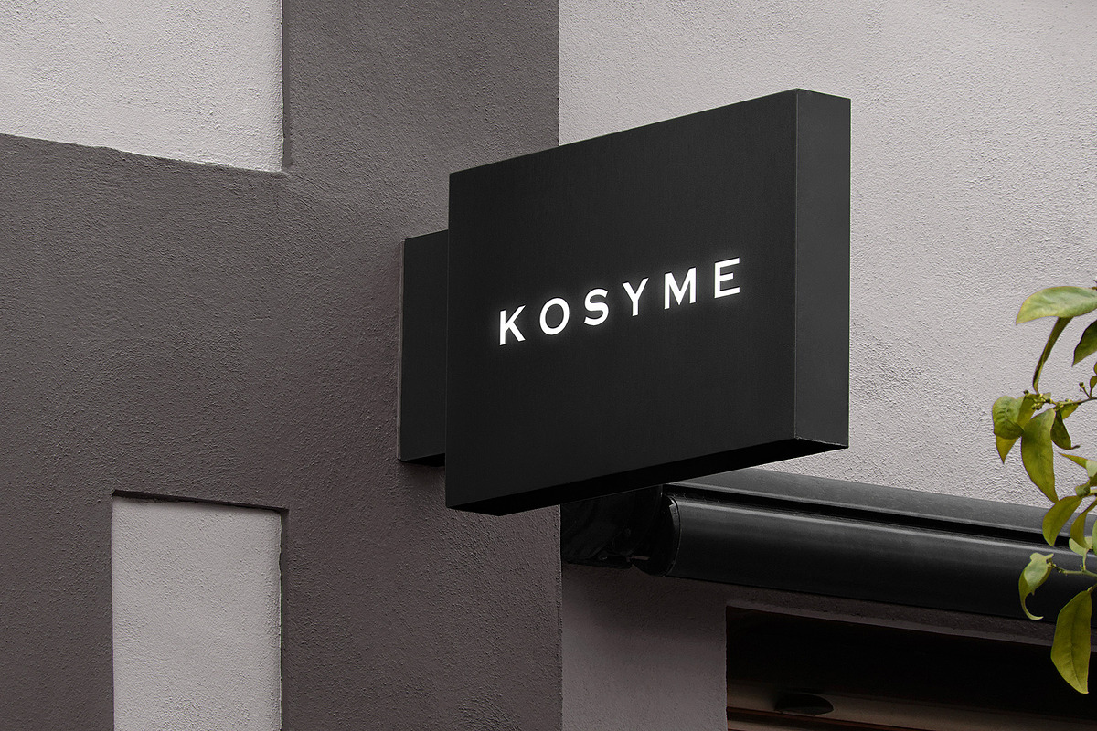 Logo Mockup Modern Hanging Wall Sign, a Product Mockup by Asylab (Photo 1 of 5)