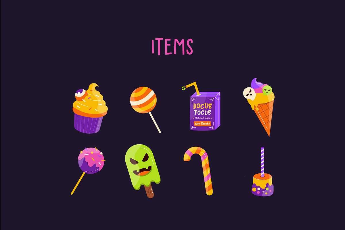 Halloween Spooky Treats Illustration, a Food Illustration by Paper Moon (Photo 2 of 4)