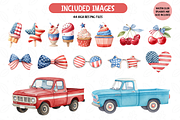 Little Fourth Of July Clipart Bundle, a Seasonal Illustration by TatiMockup (Thumbnail 4 of 7)