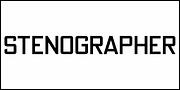 Stenographer JNL, a Sans Serif Font by Jeff Levine Fonts (Thumbnail 2 of 5)