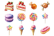 Cupcake & Sweet Treats, an Illustration by Design Market (Thumbnail 2 of 4)