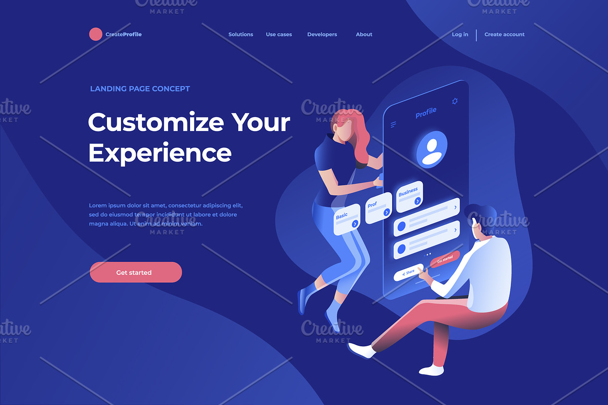 Isometric illustration kit - People, a Templates & Theme by Formfrom (Photo 3 of 34)