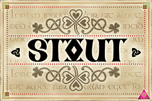 CELTIC FONT - Aon Stout