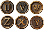 Stamp Letter Clipart Bundle, an Illustration by Designworld (Thumbnail 5 of 7)