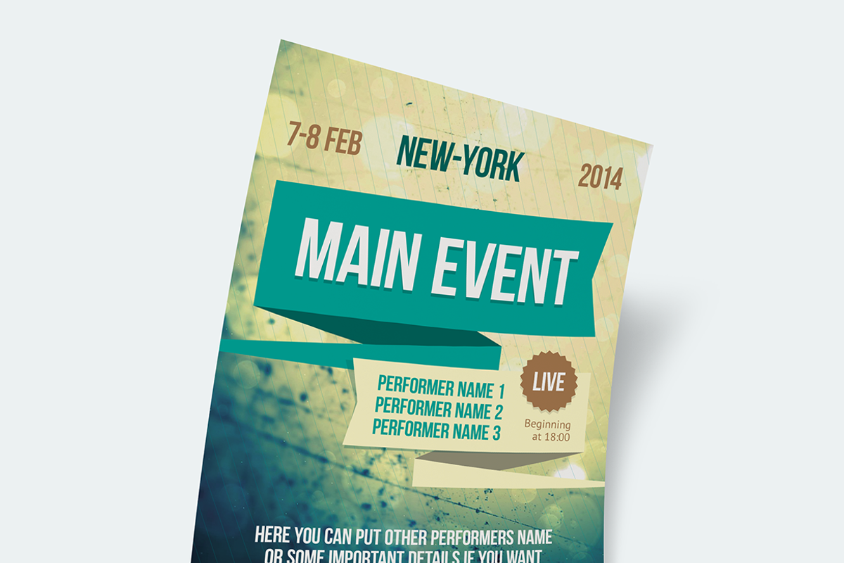 Multipurpose poster template, vol 2, a Flyer Template by Danil Polshin (Photo 2 of 5)