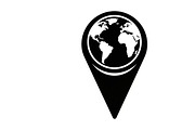 Modern location pin silhouettes, an Illustration by Amazin_art (Thumbnail 24 of 31)