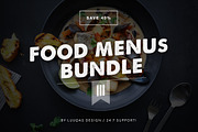 Food Menus Bundle 3, a Brochure Template by Luuqas Design (Thumbnail 1 of 5)