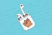 Cute Kawaii Capybara Birthday, an Animal Illustration by Palau (Thumbnail 7 of 12)