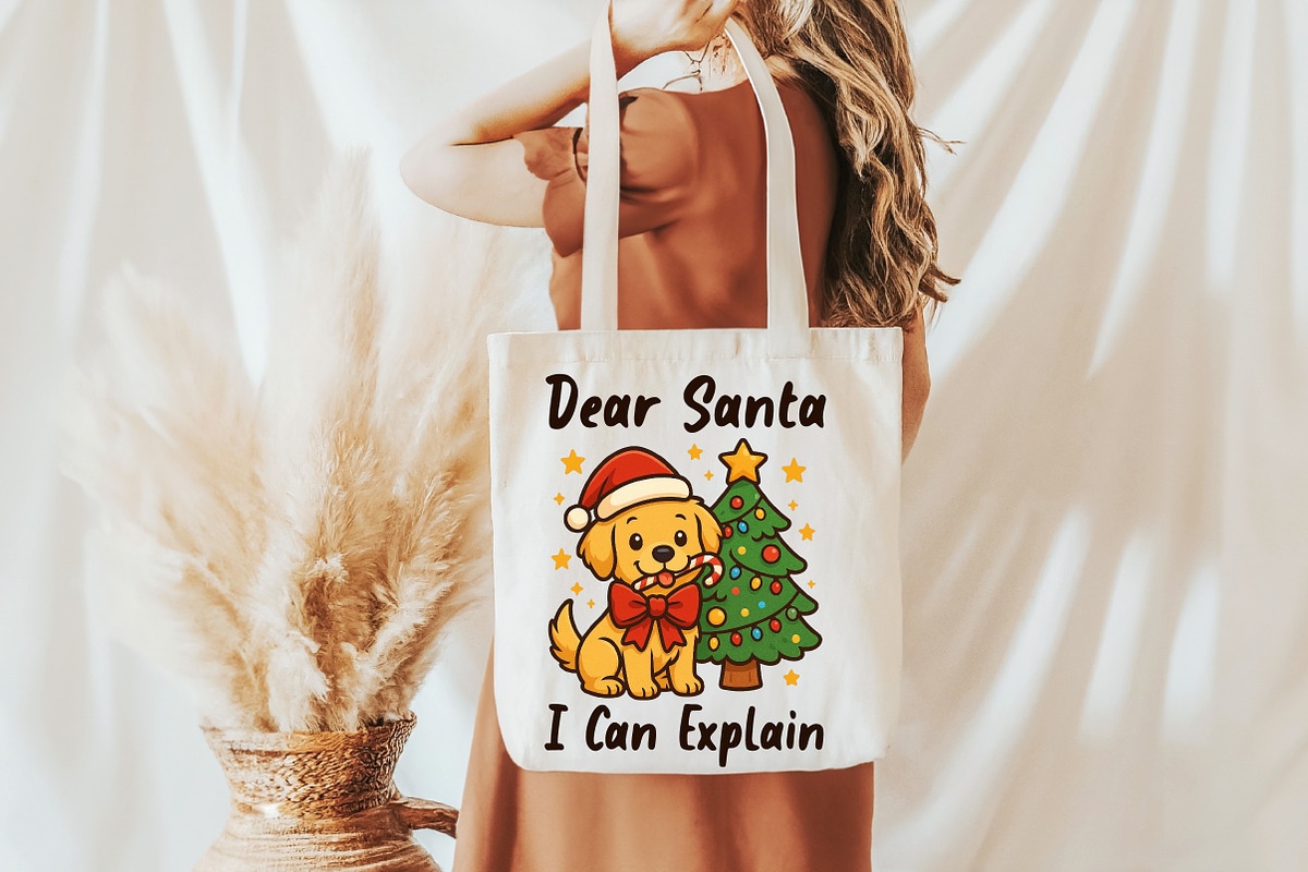Christmas Funny Dog Dear Santa Png, an Illustration by Daily.Designs (Photo 4 of 5)