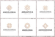 30 Geometric Linear Logo Pack, a Branding & Logo Template by XpertgraphicD (Thumbnail 4 of 9)