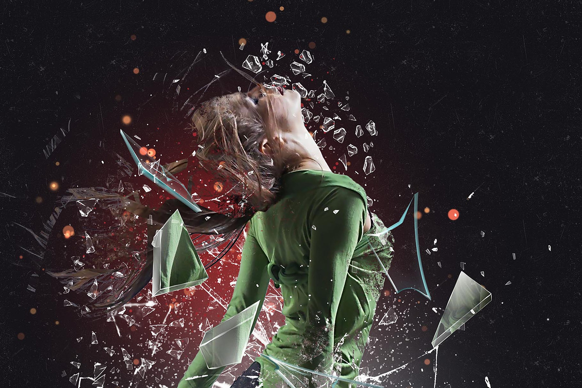 Broken Glass Photo Effect Bundle, an Action Add-On by Photoshop Action (Photo 19 of 25)
