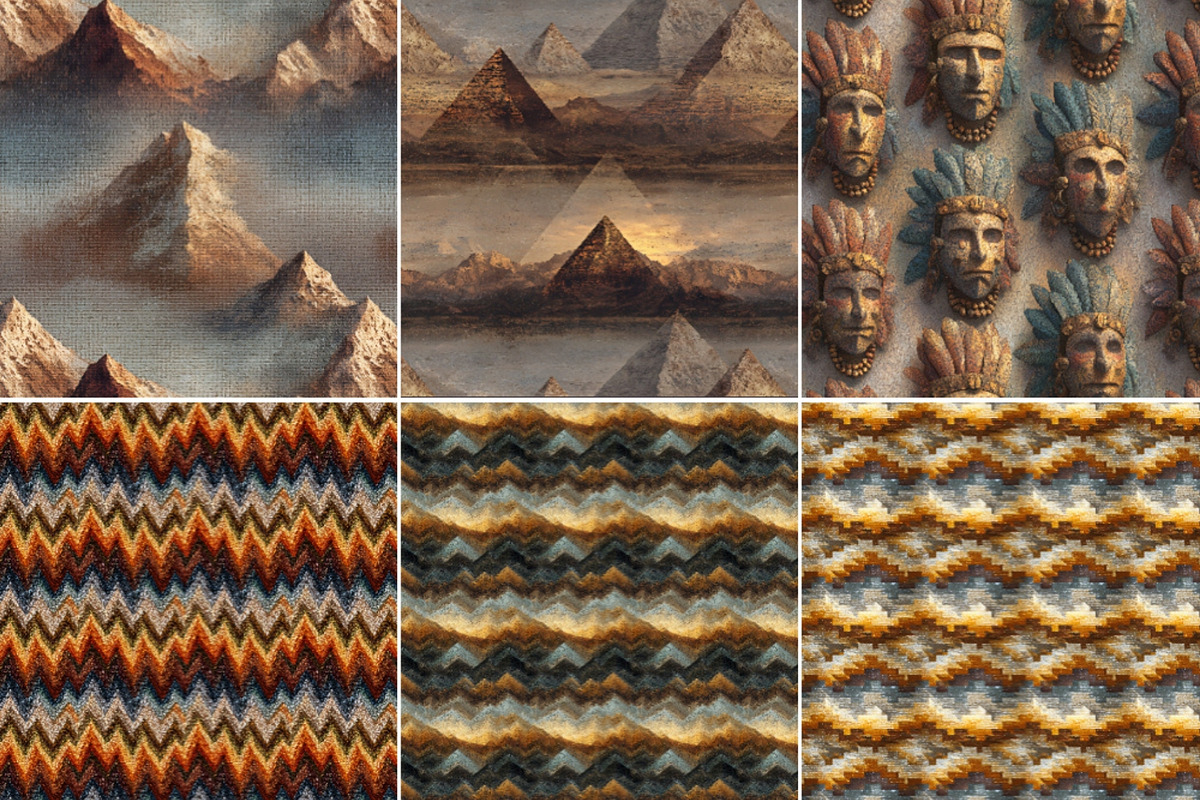 World’s Indigenous Peoples Patterns, a Pattern Graphic by Nicole Branger Art (Photo 25 of 38)