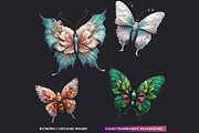Fantasy Elemental Butterfly Cliparts, an Animal Illustration by ThatsDesignArt (Thumbnail 3 of 10)
