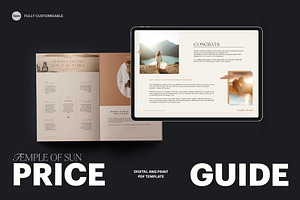 Dreamy | Photo Price Guide Canva, a Templates & Theme by Studio Leelou