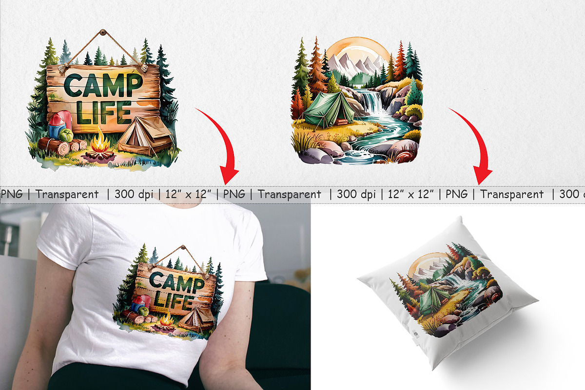 Vintage Camping Vibes, a Graphic by Artnoy (Photo 3 of 5)