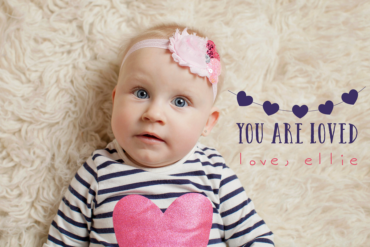 Valentines Word Overlays preview 4
