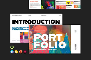 Portfolio Presentation Template, a Presentation Template by ElvinPrint